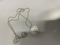 CS647/SILVER NECKLACE WITH PENDENT